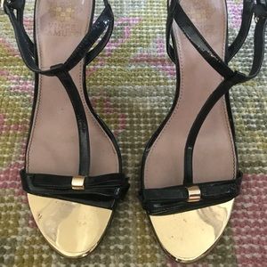 Vince Camuto black heel sandal